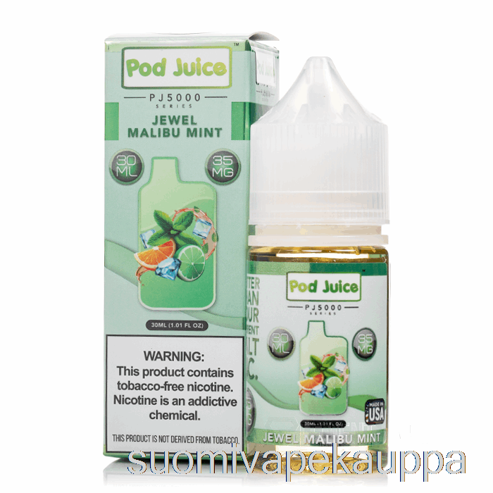 Vape Box Jewel Malibu Mint - Pod Mehu Pj5000 - 30ml 35mg